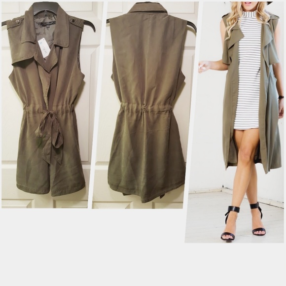 Jackets & Blazers - Military Army Green Vest